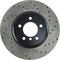 Centric Parts Sport Cross Drilled Brake Rotor, 128.34071L 128.34071L - alternate 1